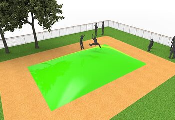 Buy standard inflatable airmountain in green for children. Order inflatable airmountains now online at JB Inflatables UK