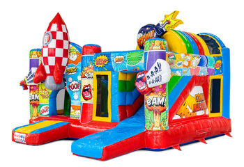 Order online the multiplay with comic theme featuring a slide and play objects