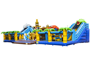 JB Inflatables large inflatable play park with a sea world theme