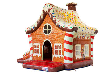 Gingerbread house bouncy castle winter theme, buy online