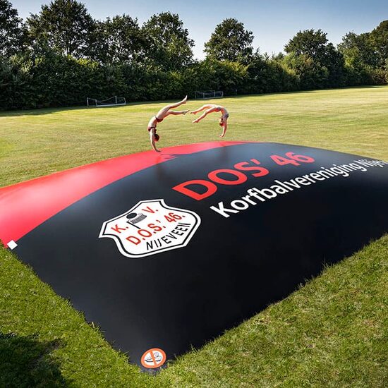 Buy custom-made inflatable airmountain in association theme. Order inflatable airmountains now online at JB Inflatables UK