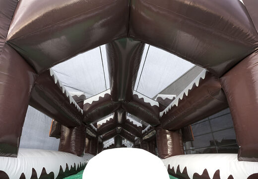 Buy unique inflatable roller track double in winter theme for both young and old. Order inflatable winter attractions now online at JB Inflatables UK