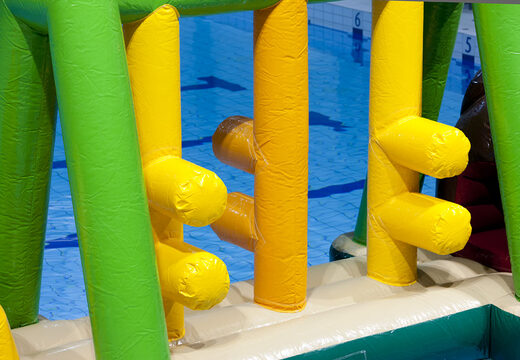 Order inflatable crocodile run assault course with fun objects for both young and old. Buy inflatable obstacle courses online now at JB Inflatables UK