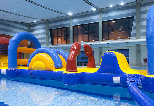 Buy inflatable Obstacle Run in crab theme with challenging obstacle objects for both young and old. Order inflatable water attractions now online at JB Inflatables UK