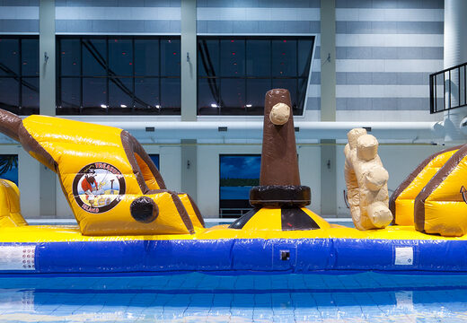 Buy an inflatable pirate ship run obstacle course with fun objects for both young and old. Order inflatable obstacle courses online now at JB Inflatables UK