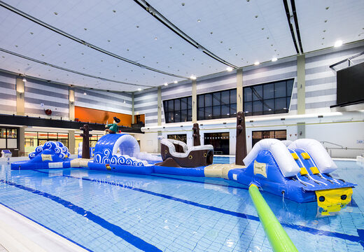 Buy a unique double pirate run inflatable obstacle course for both young and old. Order inflatable pool games now online at JB Inflatables UK