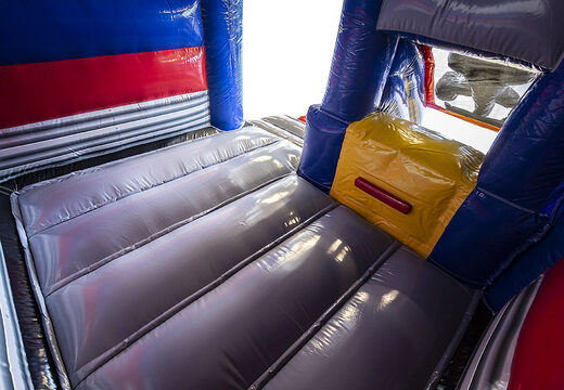 Buy inflatable slide combo formula 1 bouncer for kids. Inflatable bouncers with slide for sale at JB Inflatables UK