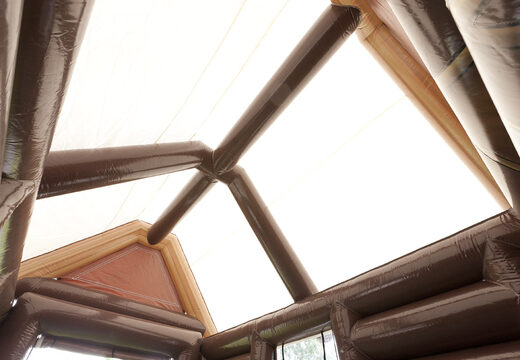 Order an inflatable Aprés Ski Hut with a standard size of 7 by 5 by 4 meters for both young and old. Buy inflatable winter attractions online now at JB Inflatables UK