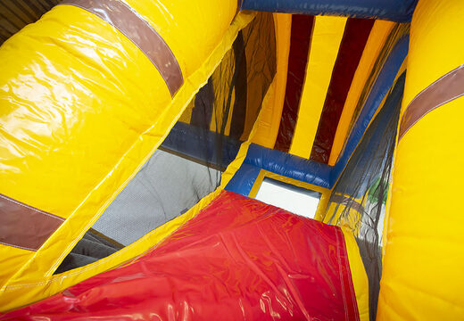 Order mini inflatable pirate multiplay bounce house tle with slide for kids. Buy inflatable bounce houses online at JB Inflatables UK