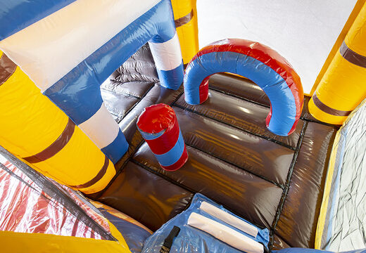 Buy multiplay pirate bouncer with a slide for children. Order inflatable bouncers online at JB Inflatables UK