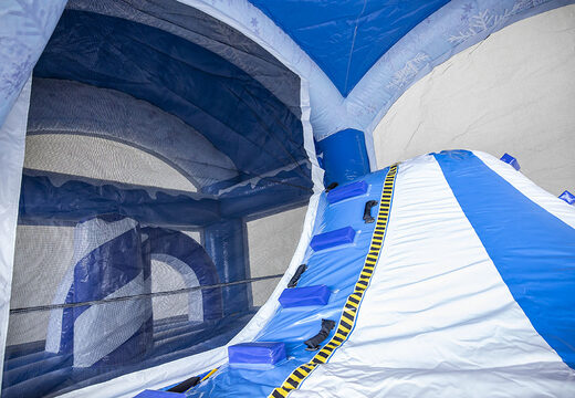 Order medium inflatable ice themed multiplay bouncer with slide for kids. Buy inflatable bouncers online at JB Inflatables UK