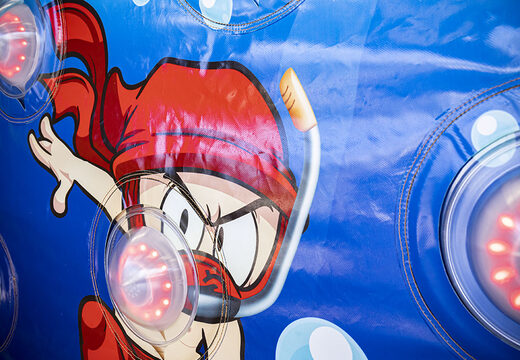 Order IPS Splash Wall underwater theme - detail print with a water spray at the top for both young and old. Buy inflatable IPS Splash Walls now online at JB Inflatables UK 