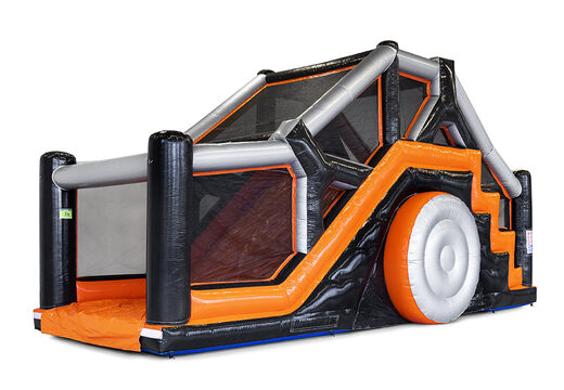 Buy Inflatable 40 Piece Giga Big Log Slide Modular Kids obstacle course. Order inflatable obstacle courses online now at JB Inflatables UK