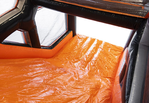 Buy inflatable 40-piece giga modular Big Log Slide obstacle course for children. Order inflatable obstacle courses online now at JB Inflatables UK