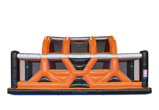 Buy mega inflatable 40-piece giga modular Canyon Jump assault course for children. Order inflatable obstacle courses online now at JB Inflatables UK