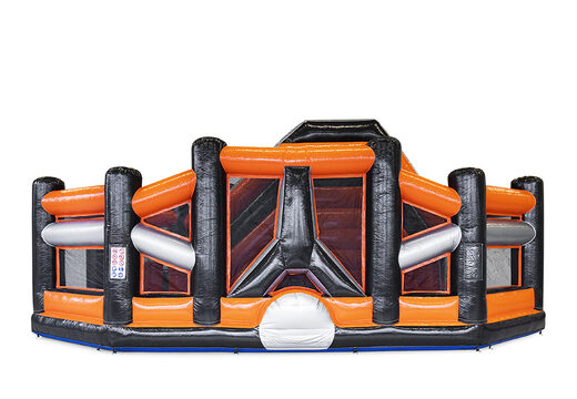 Dodge or Slide obstacle course with obstacles for kids. Buy inflatable obstacle courses online now at JB Inflatables UK