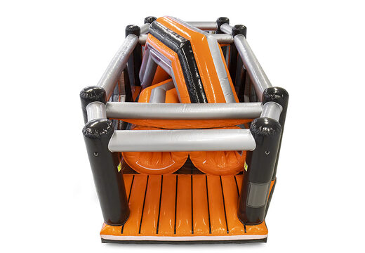 Order the Giga obstacle course in the Tunnel Twister theme for kids. Buy inflatable obstacle courses online now at JB Inflatables UK