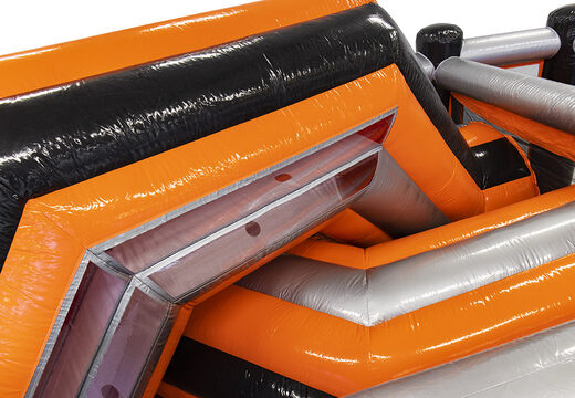 Buy inflatable 40-piece giga modular Tunnel Twister obstacle course for kids. Order inflatable obstacle courses online now at JB Inflatables UK