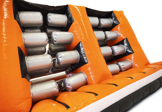 Buy inflatable 40-piece giga modular Gate Dodger obstacle course for children. Order inflatable obstacle courses online now at JB Inflatables UK