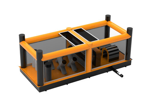 Order Giga modular obstacle courses in the Squeezer theme for kids. Buy inflatable obstacle courses online now at JB Inflatables UK