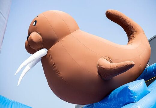 Buy a large Frozen themed inflatable bouncer with multiple slides and a variety of fun obstacles with themed prints for kids. Order bouncers online at JB Inflatables UK