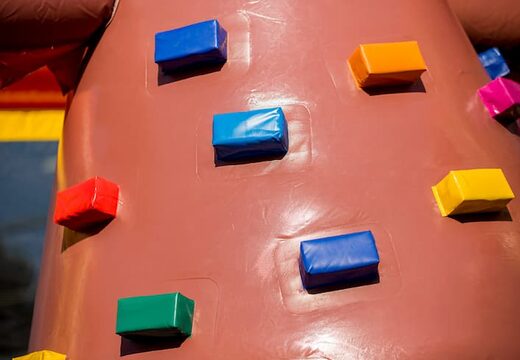 Order a covered multiplay pirate bouncy castle in a limited height of 2.74 meters and with a slide for both old and young. Buy bouncy castles online at JB Inflatables UK