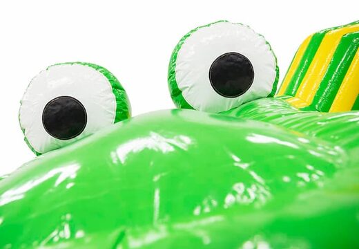 Buy a spacious crawl tunnel crocodile bouncy castle for kids. Order bouncy castles online at JB Inflatables UK