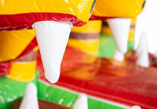 Buy indoor inflatable multiplay Jungleworld bouncy castle with a slide and 3D objects for children. Order bouncy castles online at JB Inflatables UK