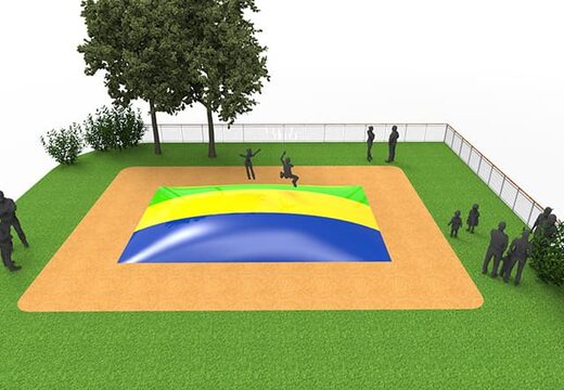 Get your green-yellow-blue inflatable airmountain online. Buy inflatable airmountains now at JB Inflatables UK