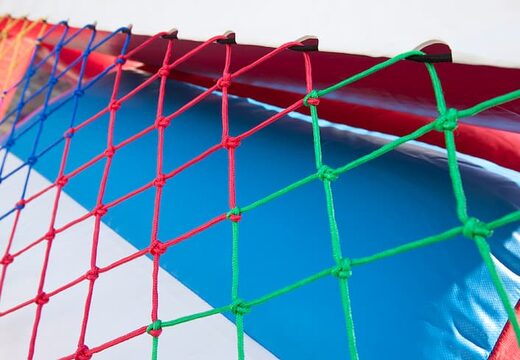 Buy a bouncer in the theme of a fire truck with a slide for children. Order inflatable bouncers online at JB Inflatables UK