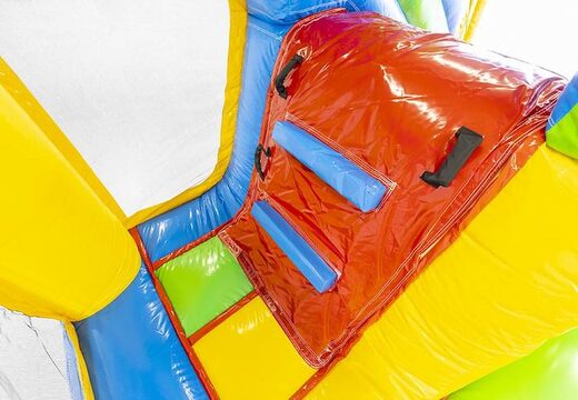 order inflatable air cushion with slide in pirate theme for children