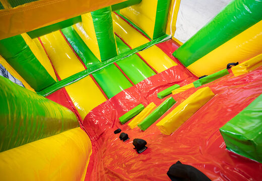 Order 13 meter long Jungle inflatable obstacle course for children. Buy inflatable obstacle courses now online at JB Inflatables UK
