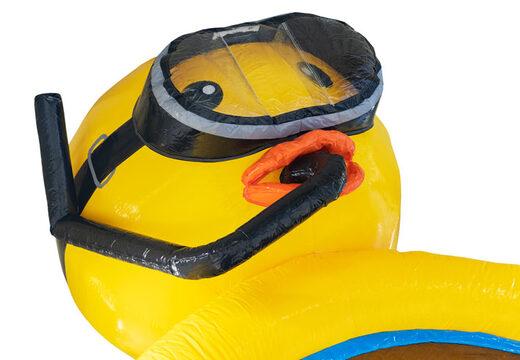 Get your inflatable 4 in 1 Rubber Duck slide for kids online now. Order inflatable slides at JB Inflatables UK