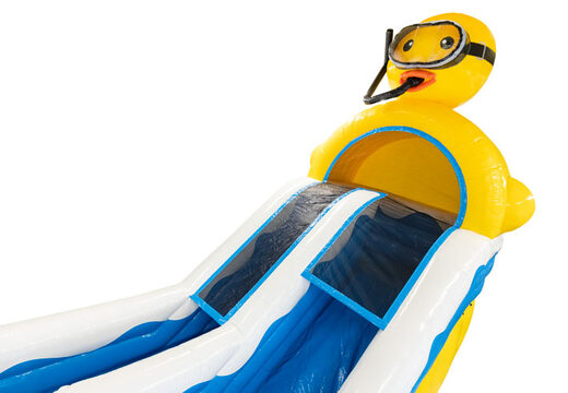 Buy Rubber Duck 4 in 1 slide for your children. Order inflatable slides now online at JB Inflatables UK