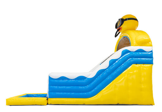 Order Rubber Duck inflatable 4 in 1 slide for your children. Buy inflatable slides now online at JB Inflatables UK