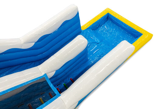 Order inflatable 4 in 1 slide in theme Rubber Duck for children. Buy inflatable slides now online at JB Inflatables UK