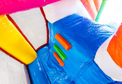 Buy inflatable Mini Multiplay Flamingo bouncy castle for your kids. Order inflatable bouncers at JB Inflatables UK