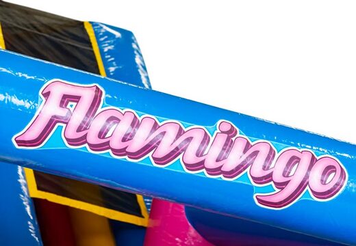 Buy Flamingo themed bouncy castle with extras online