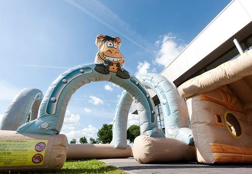 Movable race track with western theme