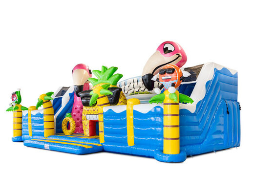 Order blue side inflatable slide online