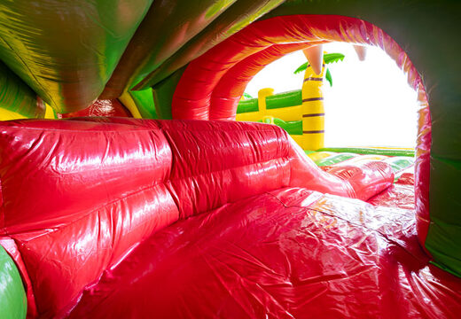 Tunnel in Slideworld crocodile bounce house JB
