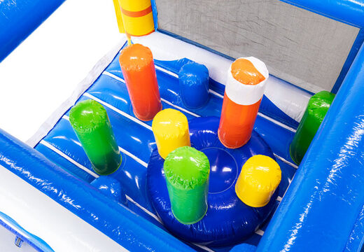 Pillars in modular obstacle course surf at JB