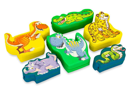 Softplay theme set jungle dino images animals