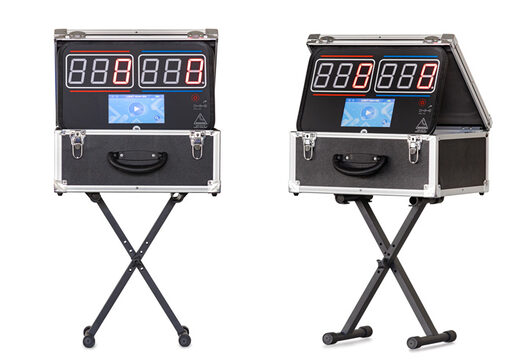 IPS suitcase with stand for elevating the suitcase