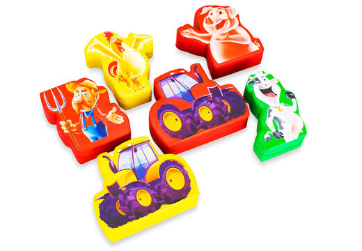 Softplay theme set farm images animals
