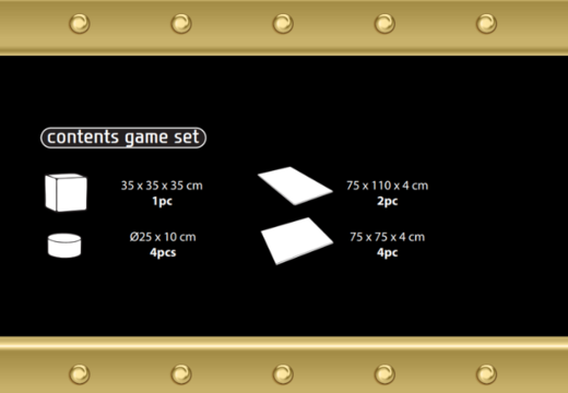 Contents of Softplay Playset in Pirate - Seaworld Theme for purchase at JB