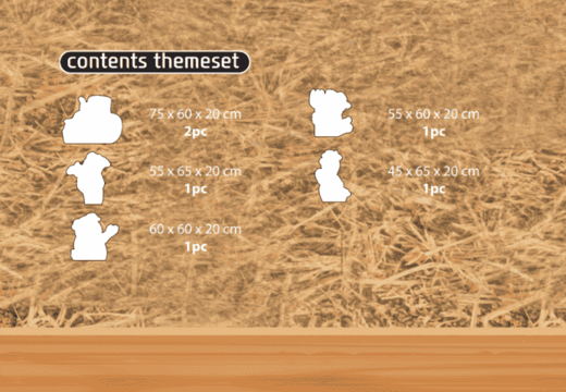 Contents of Softplay Theme Set in Farm Theme order online at JB