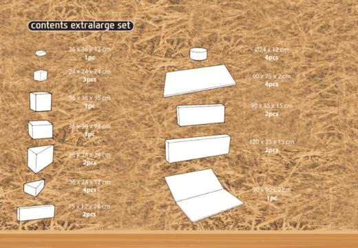 Order the contents of the Softplay XL set in Farm theme from JB Meppel